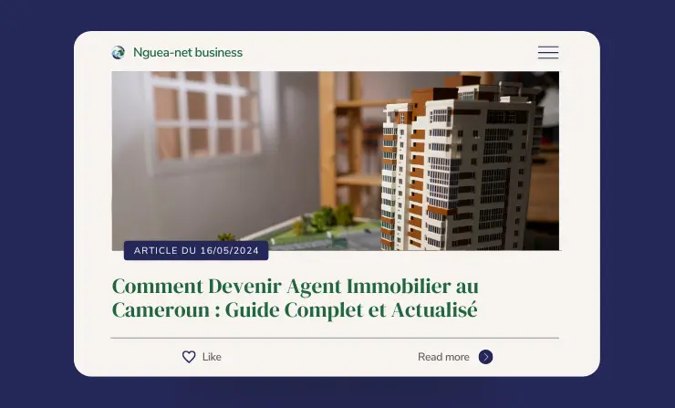 Comment Devenir Agent Immobilier au Cameroun : Guide Complet et Actualisé